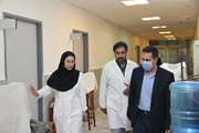 بازدید معاون دانشجویی فرهنگی دانشگاه از برنامه های رفاهی دانشجویان در بیمارستان شریعتی 